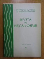 Revista de fizica si chimie, anul XXIV, nr. 7, iulie 1988