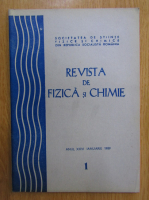 Revista de fizica si chimie, anul XXVI, nr. 1, ianuarie 1989