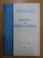Revista de fizica si chimie, anul XXVI, nr. 7, iulie 1989