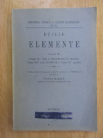 Victor Marian - Elementele lui Euclid (volumul 3)
