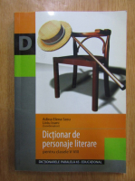 Anticariat: Adina Elena Sasu - Dictionar de personaje literare pentru clasele V-VIII-a