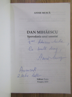 Anticariat: Annie Musca - Dan Mihaescu. Spovedania unui umorist (cu autograful autoarei)