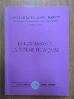 Narcis Zarnescu - La renaissance. La poesie francaise