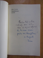 Nina Cassian - Numaratoarea inversa (cu autograful autoarei)