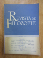 Revista de Filozofie, tomul 11, nr. 3, 1964