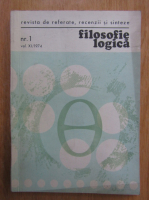 Anticariat: Revista Filosofie logica, volumul XI, nr. 1, 1974