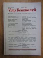 Anticariat: Revista Viata Romaneasca, anul LXXVII, nr. 8, august 1982