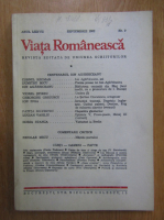 Anticariat: Revista Viata Romaneasca, anul LXXVII, nr. 9, septembrie 1982