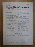 Anticariat: Revista Viata Romaneasca, anul LXXX, nr. 7, iulie 1985