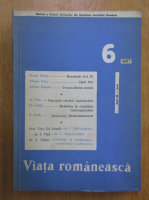 Revista Viata Romaneasca, anul XX, nr. 6, iunie 1967