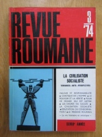 Revue Roumaine, anul XXVIII, nr. 3, 1974