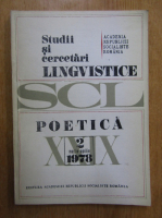 Studii si cercetari lingvistice, nr. 2, martie-aprilie 1978
