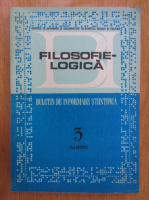 Buletin de informare stiintifica. Filozofie-logica, volumul IX, nr. 3, 1972
