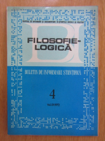 Buletin de informare stiintifica. Filozofie-logica, volumul IX, nr. 4, 1972