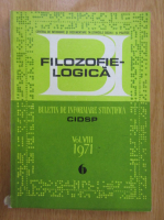 Buletin de informare stiintifica. Filozofie-logica, volumul VIII, nr. 6, 1971