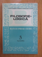 Buletin de informare stiintifica. Filozofie-logica, volumul X, nr. 3, 1973