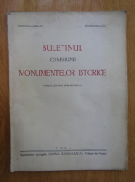 Anticariat: Buletinul Comisiunii Monumentelor Istorice, anul XXX, fasc. 91, ianuarie-martie 1937