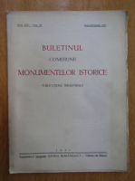 Buletinul Comisiunii Monumentelor Istorice, anul XXX, fasc. 93, iulie-septembrie 1937