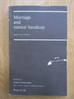 Janet Mattinson - Marriage and Mental Handicap