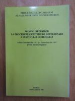 Manual referitor la proceduri si criterii de determinare a statului de refugiat