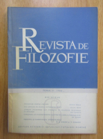 Revista de Filozofie, tomul 11, nr. 6, 1964