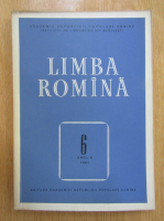 Revista Limba Romana, anul X, nr. 6, 1961