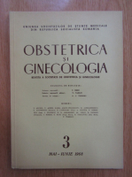 Anticariat: Revista Obstetrica si ginecologia, nr. 3, mai-iunie 1968