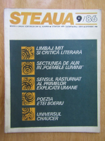 Revista Steaua, anul XXXVII, nr. 9, septembrie 1986