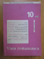 Revista Viata Romaneasca, anul XIX, nr. 10, octombrie 1966