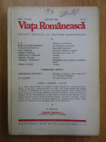 Revista Viata Romaneasca, anul XXXIII, nr. 8, august 1980