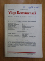 Revista Viata Romaneasca, anul XXXIV, nr. 2, februarie 1981