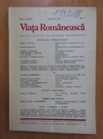 Revista Viata Romaneasca, anul XXXIV, nr. 8, august 1981