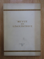 Anticariat: Revue de linguistique, tome VII, nr. 1, 1962