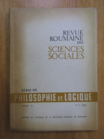 Revue roumaine des sciences sociales, volumul 13, nr. 4, 1969