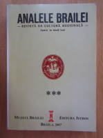 Analele Brailei. 1934-1936, 1938-1940 (volumul 3)