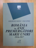 Gheorghe Sbarna - Romania in anii premergatori Marii Uniri 1916-1917
