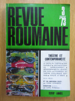 Revue Roumaine, anul XXVII,  nr. 3, 1973