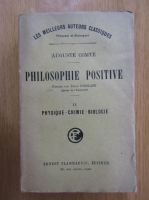 Auguste Comte - Philosophie positive (volumul 2)