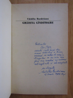 Catalin Bordeianu - Gradina ganditoare (cu autograful autorului)