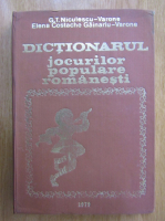 G. T. Niculescu Varone - Dictionarul jocurilor populare romanesti