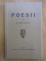George Calinescu - Poezii (editie facsimil)