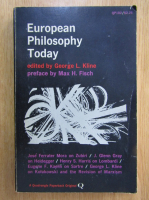 George L. Kline - European Philosophy Today