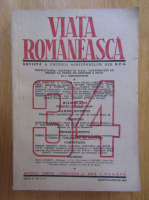 Revista Viata Romaneasca, anul II, nr. 3-4, martie-aprilie 1949