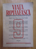 Revista Viata Romaneasca, anul II, nr. 9, septembrie 1949
