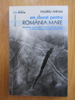 Valeriu Avram - Am zburat pentru Romania Mare. memoriile unor aviatori romani care au luptat in Primul Razboi Mondial, 1916-1918