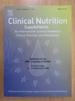 Clinical Nutrition Supplements. An International Journal Devoted to Clinical Nutrition and Metabolism