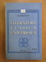 Literatura clasica universala. Clasele I-IV (volumul 1)