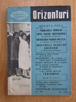Revista Orizonturi, anul IX, nr. 109, iunie 1960