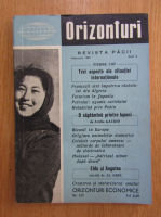 Revista Orizonturi, anul X, nr. 117, februarie 1961