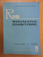 Revue Roumaine d'histoire, volumul I. nr. 2, 1962